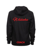 Waitaha COACH Unisex Hooded Panel Sweatshirt - Black