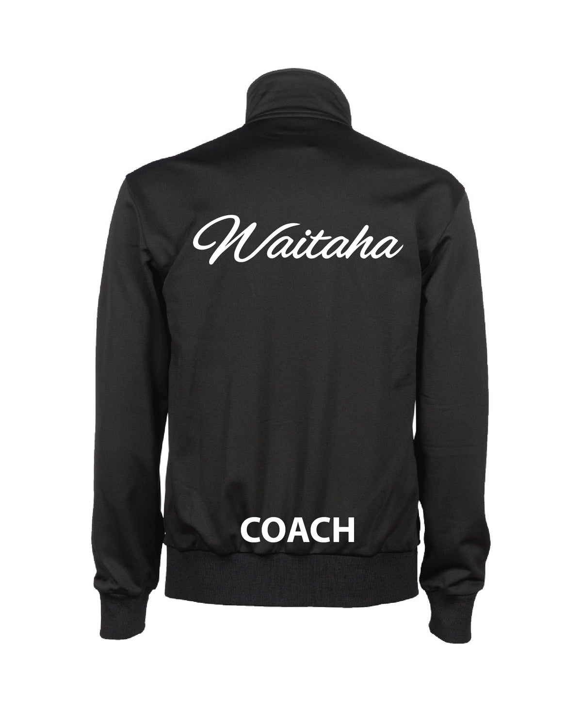 Waitaha COACH Unisex Panel Track Jacket - Black