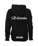 Waitaha Junior Hooded Panel Sweatshirt - Black