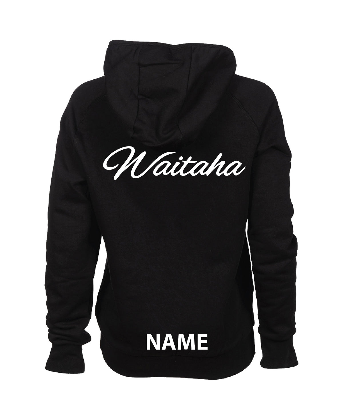 Waitaha Junior Hooded Panel Sweatshirt - Black