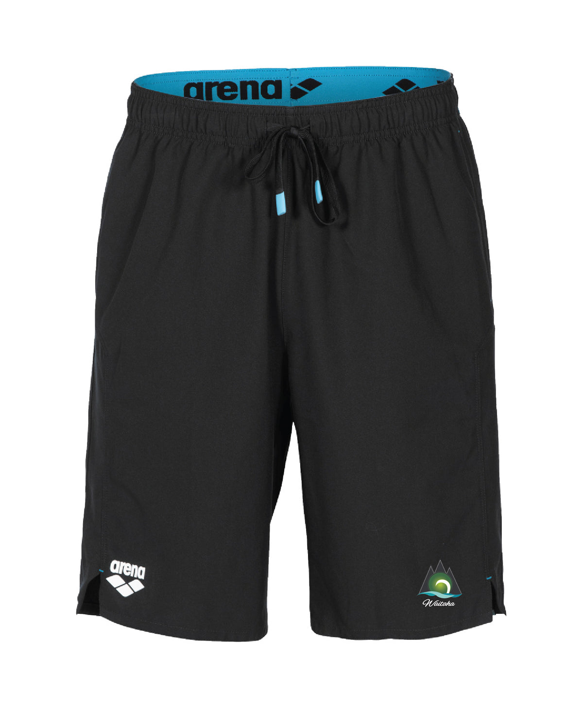 Waitaha Unisex Panel Bermuda - Black