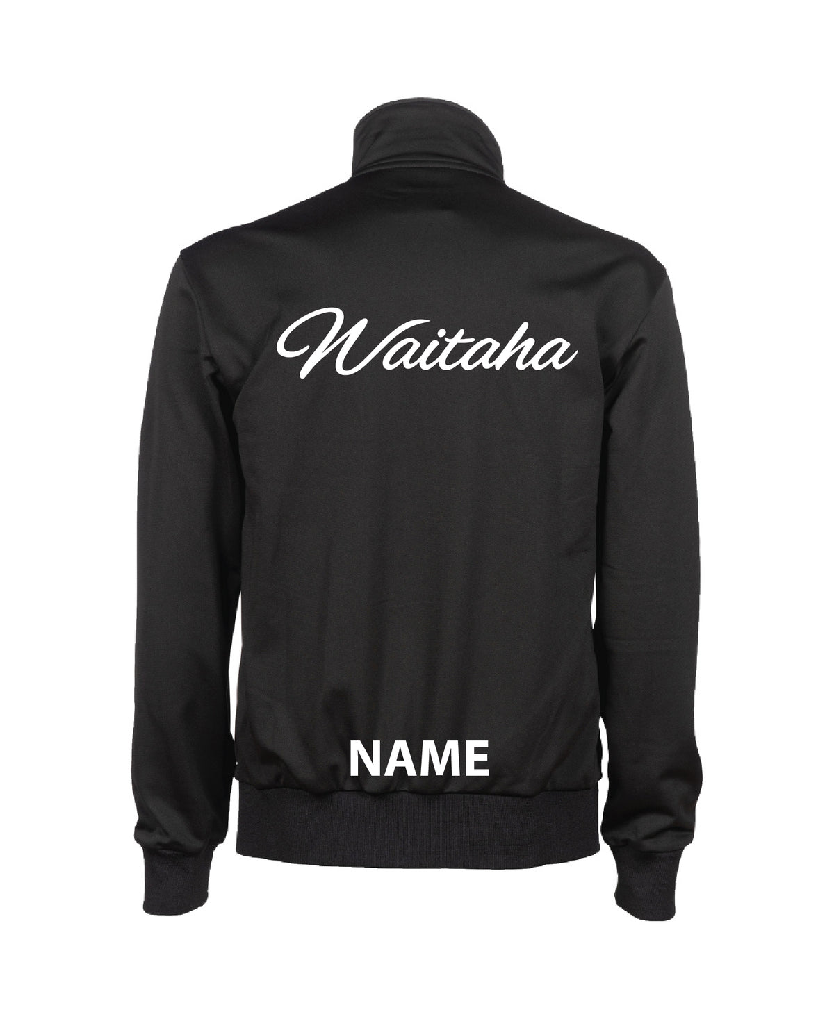 Waitaha Team Unisex Panel Track Jacket - Black
