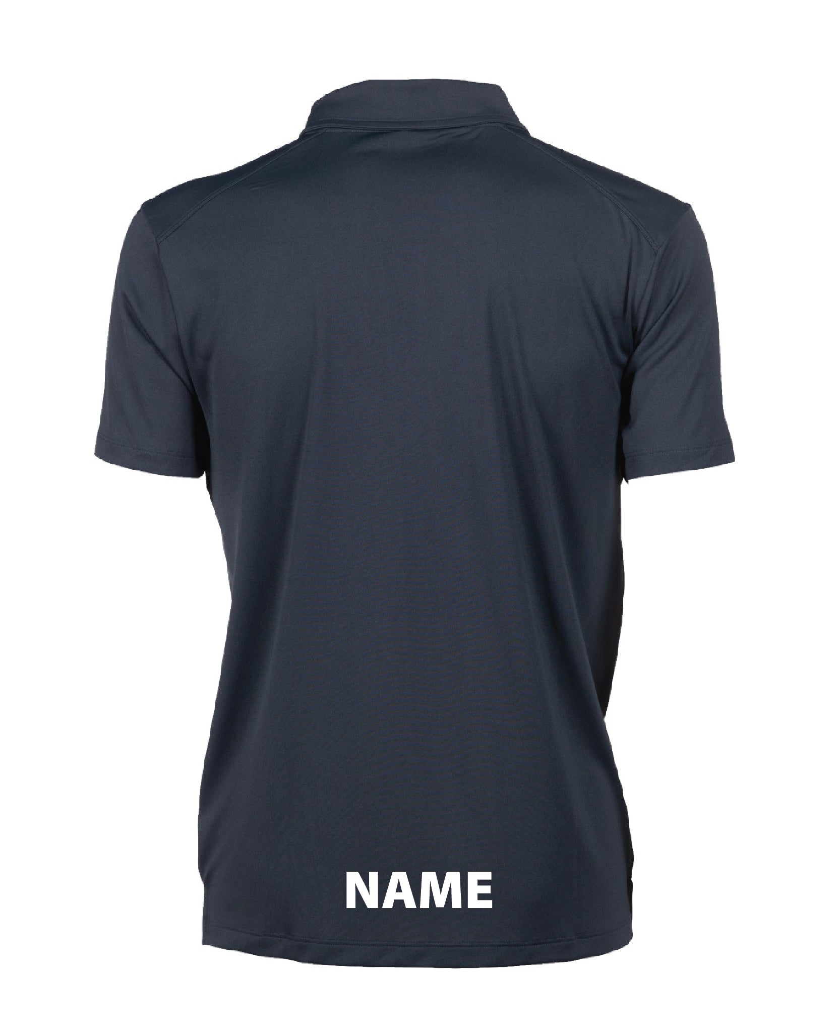 Wgtn Dive Coach Unisex Solid Polo Shirt - Navy