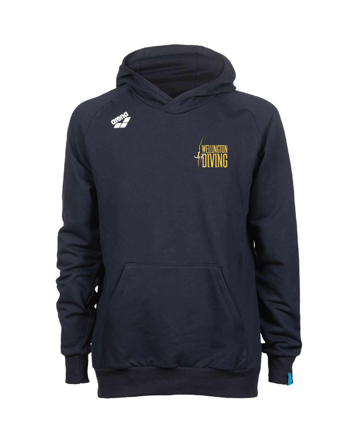 Wgtn Dive Unisex Hooded Panel Sweatshirt - Navy