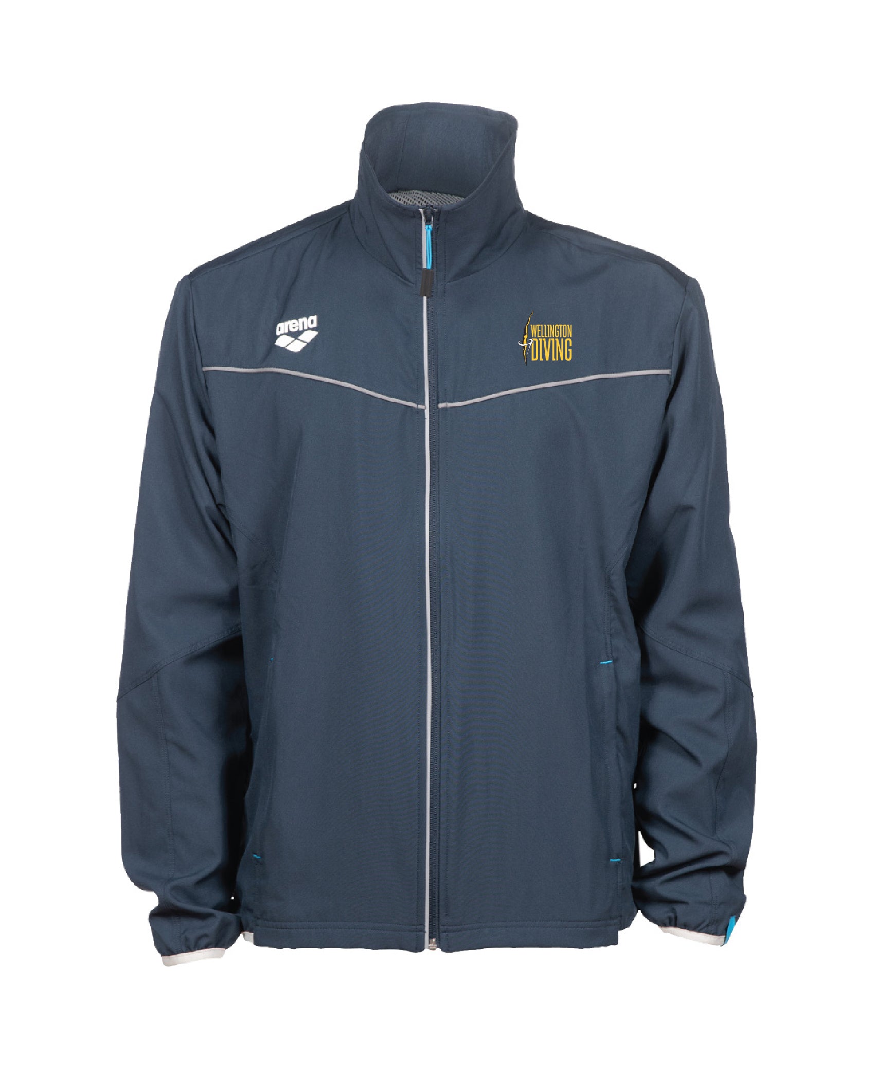 Wgtn Dive Unisex Panel Jacket - Navy