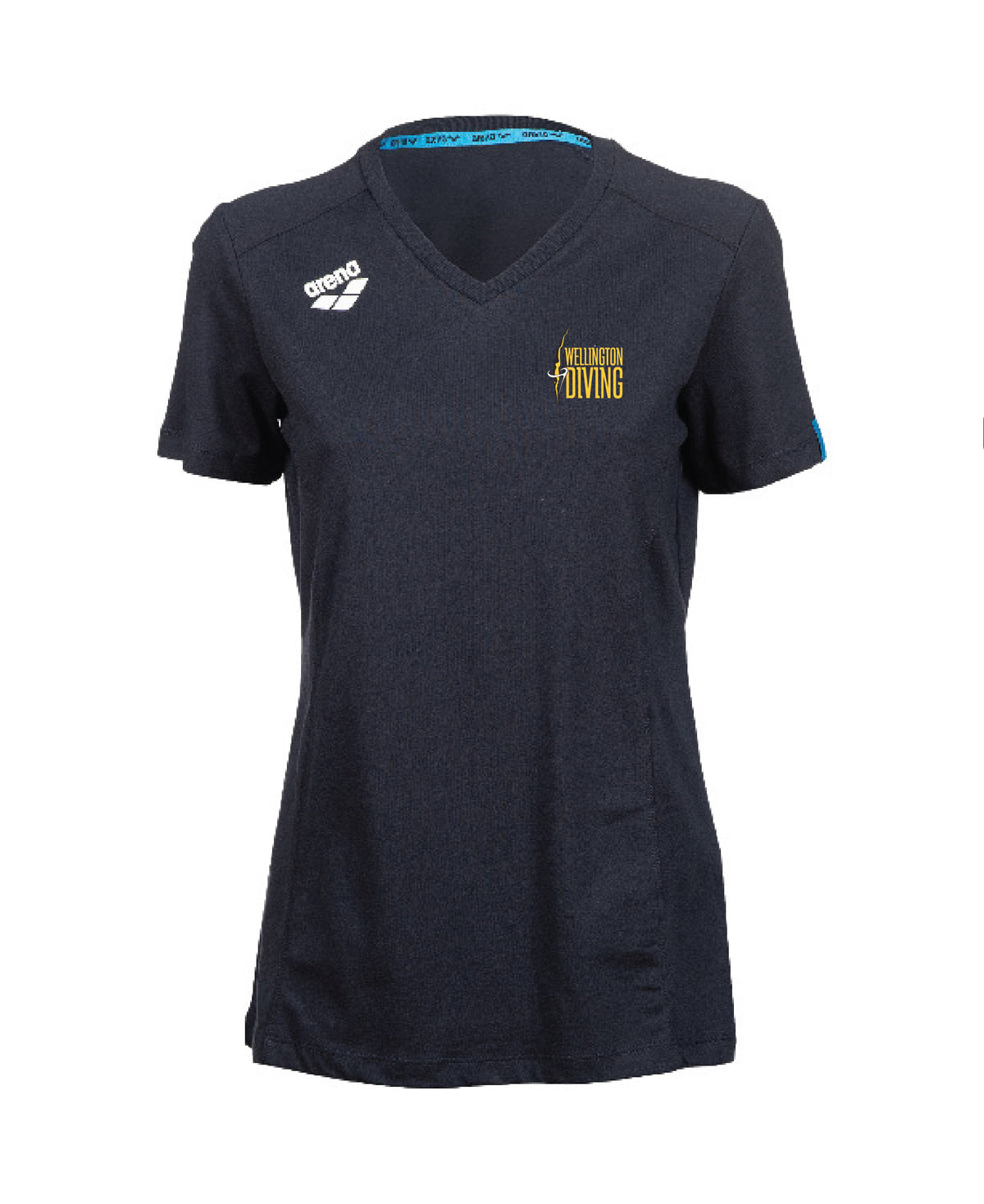 Wgtn Dive Team Women's Panel T-Shirt - Navy