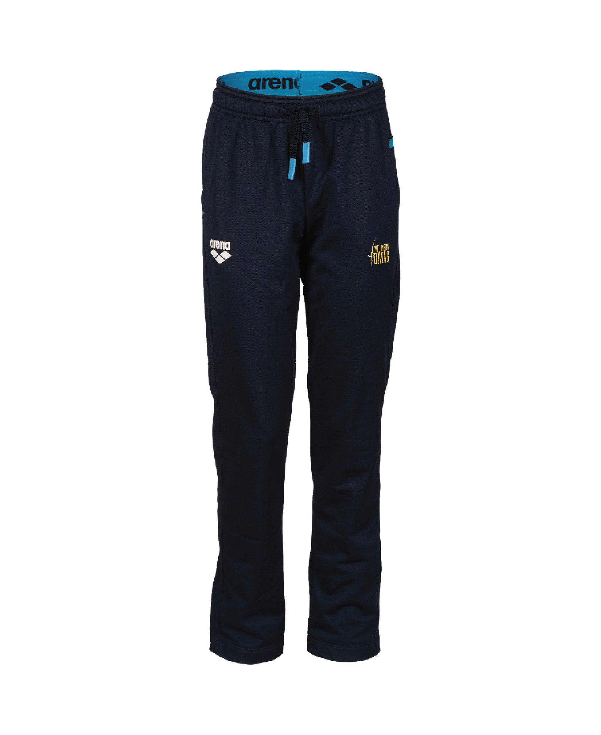 Wgtn Dive Team Jr Solid Knit Poly Track Pants - Navy