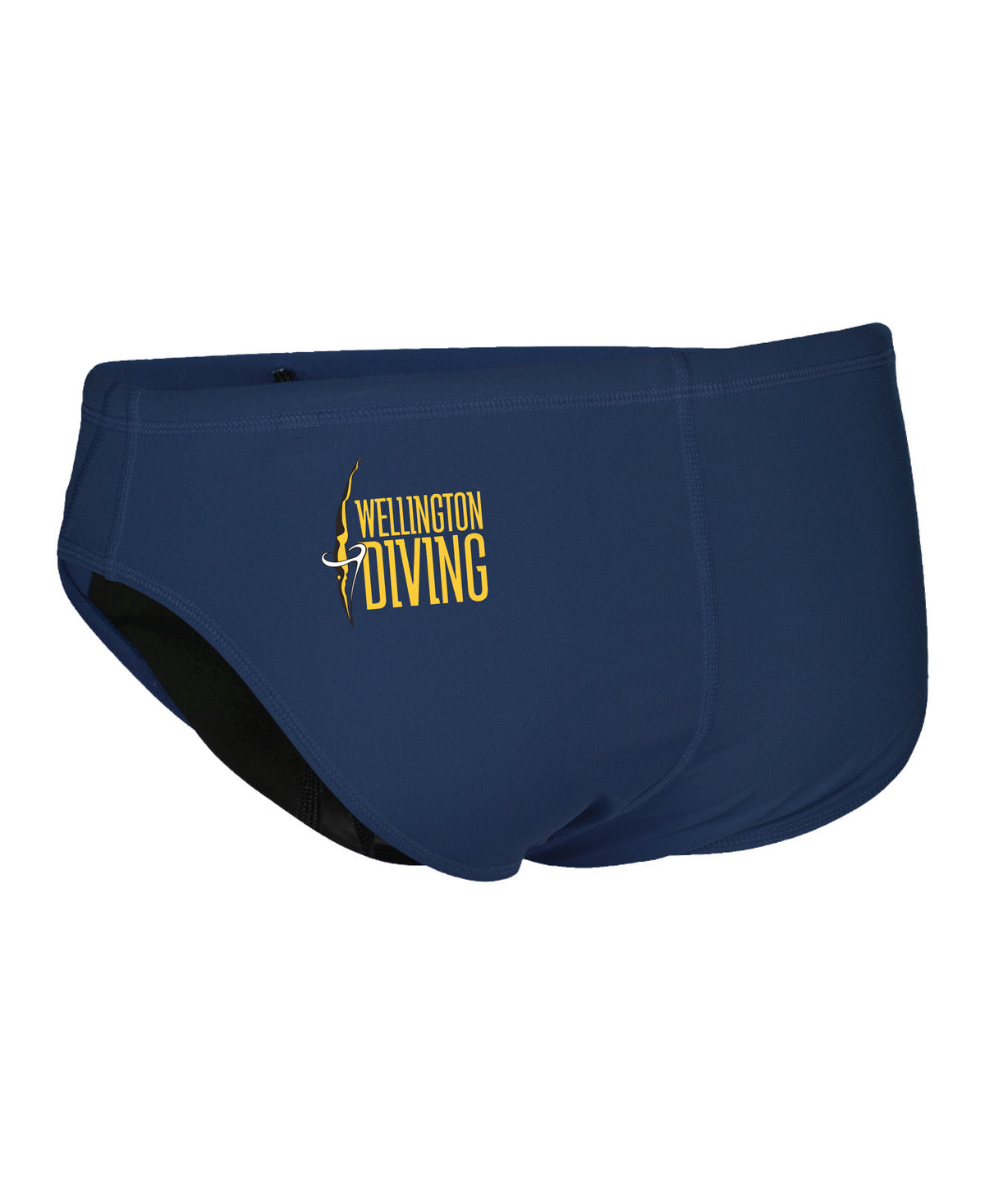 Wgtn Dive Men's Solid Team Swim Briefs - Navy