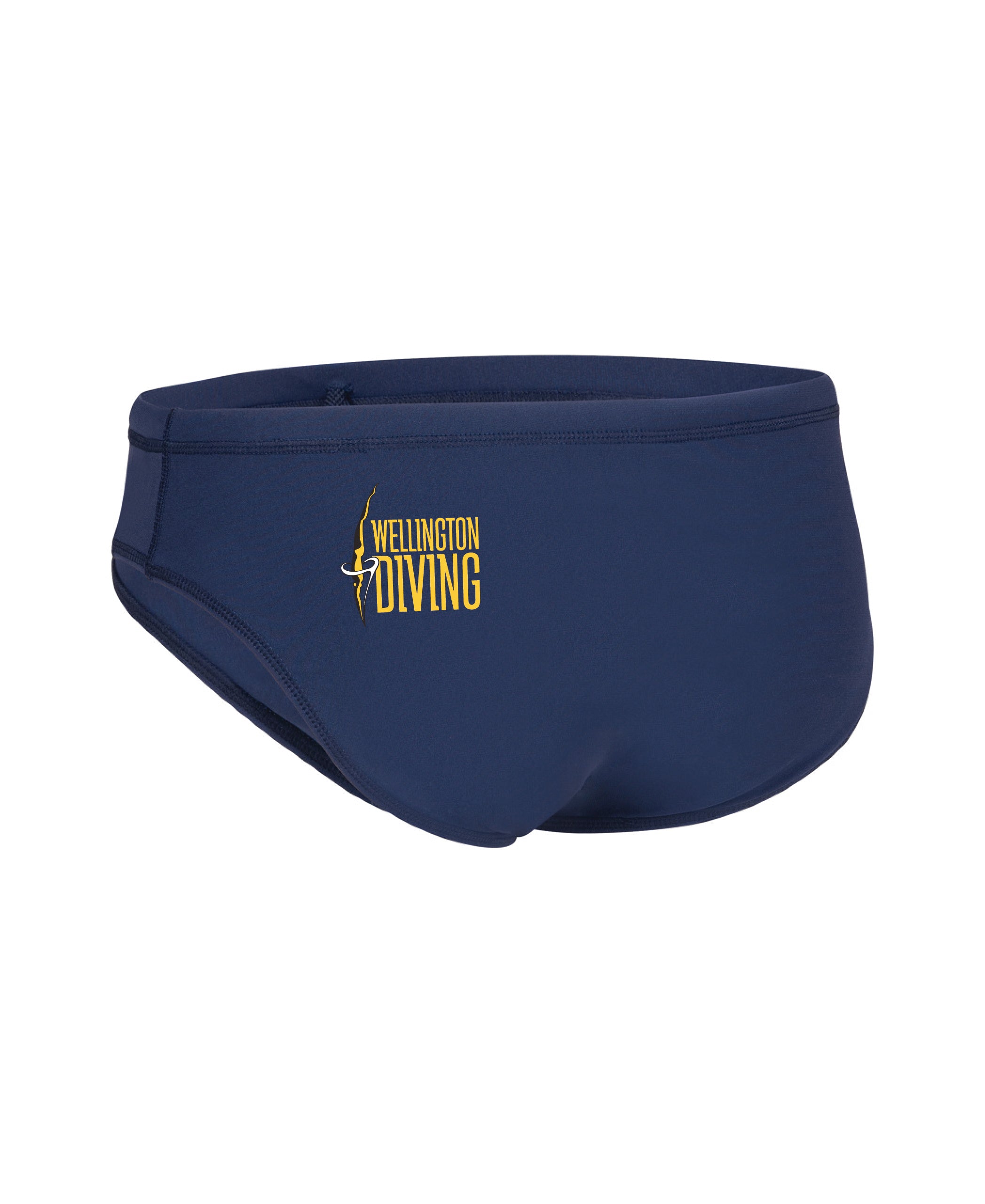 Wgtn Dive Boys' Solid Team Swim Briefs - Navy