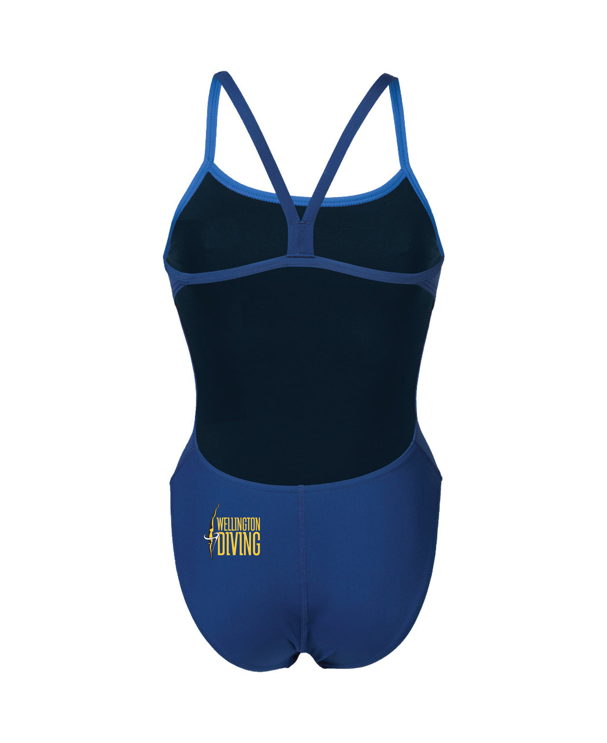 Wgtn Dive Women's Solid Team Challenge Swimsuit - Navy