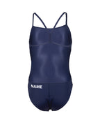 Whangarei Girls' Solid Team Challenge Swimsuit - Navy