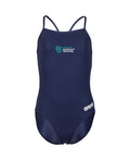 Whangarei Girls' Solid Team Challenge Swimsuit - Navy
