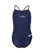 Whangarei Girls' Solid Team Challenge Swimsuit - Navy