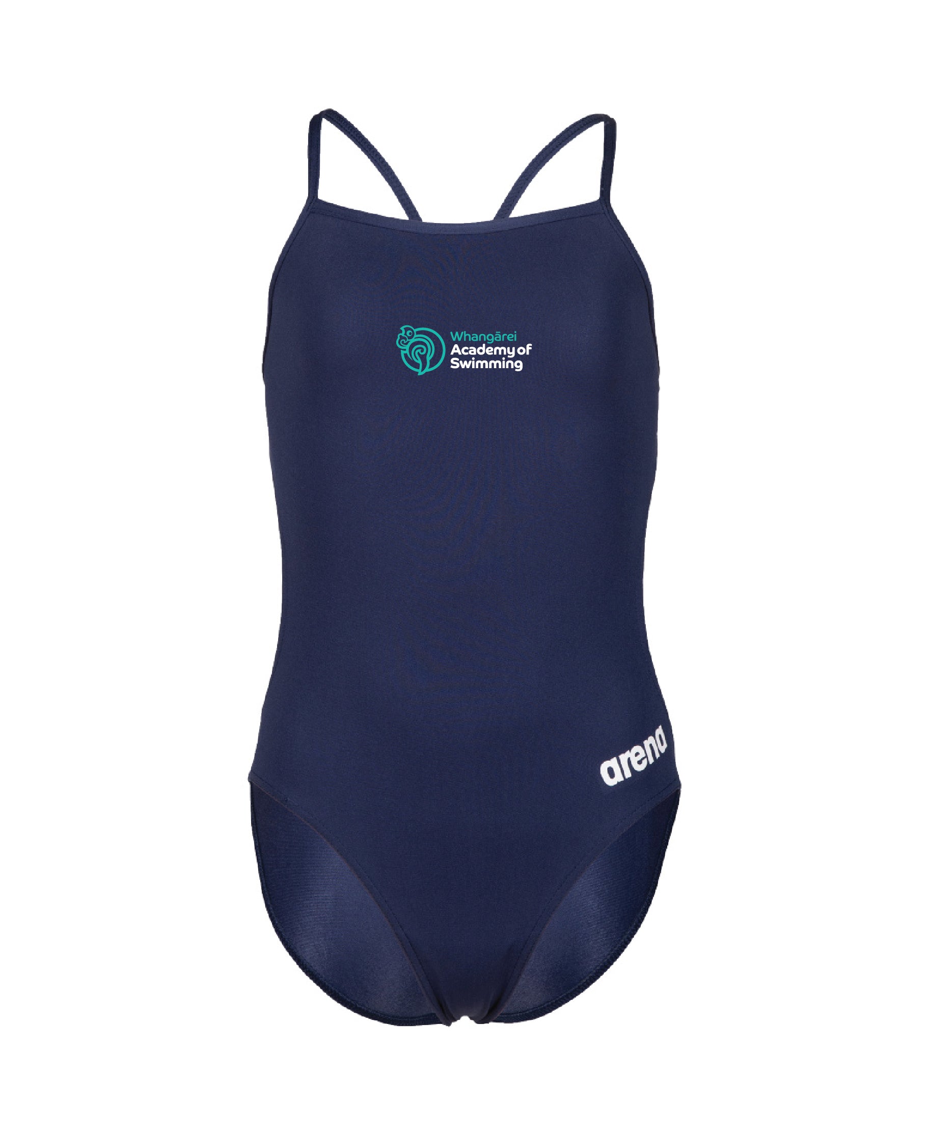 Whangarei Girls' Solid Team Challenge Swimsuit - Navy