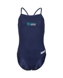 Whangarei Girls' Solid Team Challenge Swimsuit - Navy
