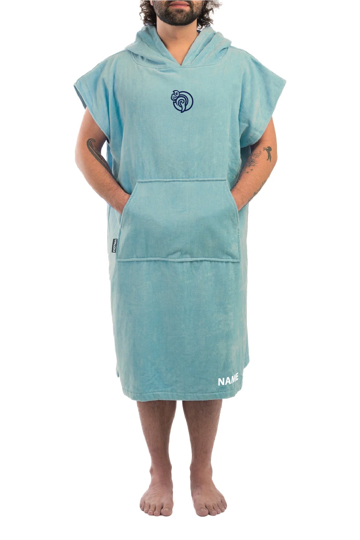 Adult Shore Classic Hooded Towel - Sea Blue