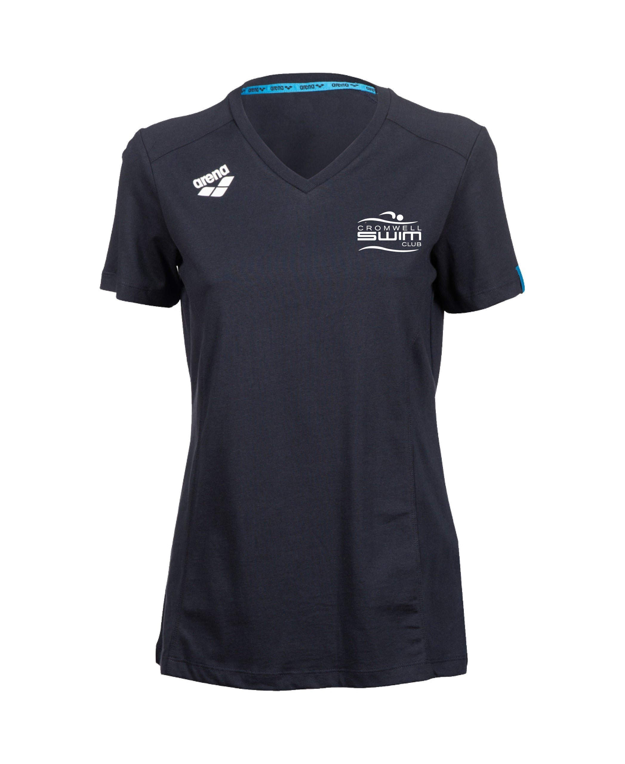 Cromwell Women's Panel T-Shirt - Navy