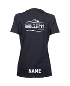 Cromwell Women's Panel T-Shirt - Navy