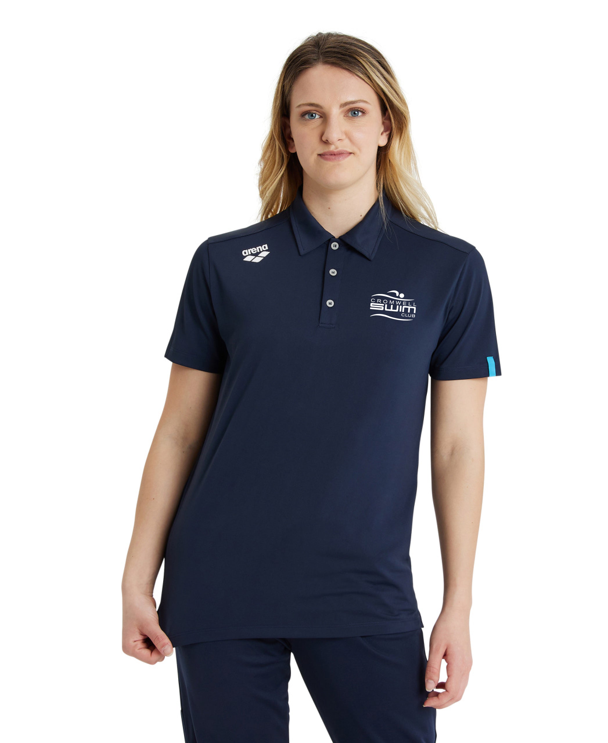 Cromwell Unisex Solid Polo - Navy