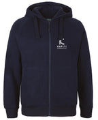Kapiti Gymnastics Jr Full Zip Fleecy Hoodie - Navy