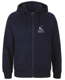 Kapiti Gymnastics Jr Full Zip Fleecy Hoodie - Navy