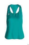 Arena Women's Gym Solid Tank Top - Persian Green