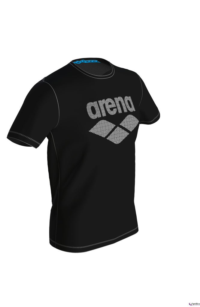 Arena Men's Gym S/S Logo - Black