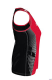 Arena Women's Running Tank Top - Fluo Red-Black