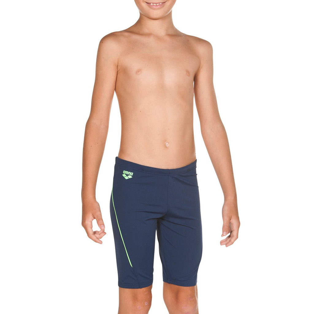 Arena Boys Bayron Jr Jammer Navy-Shiny Green