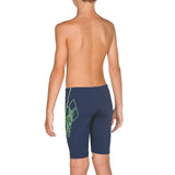Arena Boys Bayron Jr Jammer Navy-Shiny Green