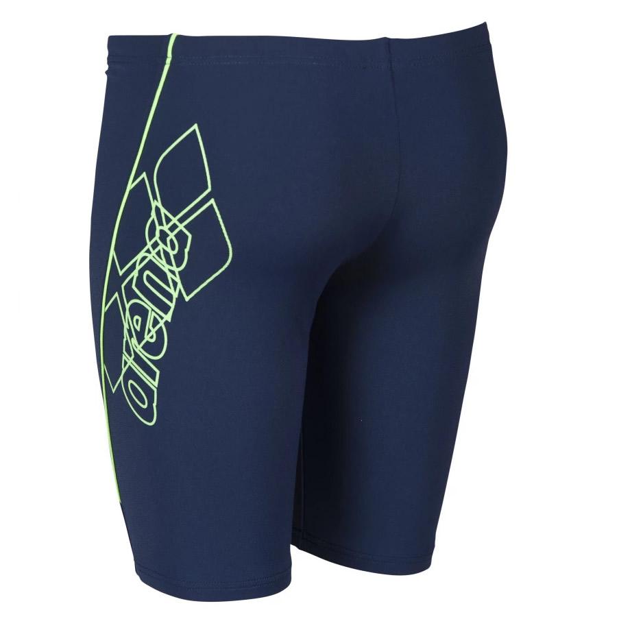Arena Boys Bayron Jr Jammer Navy-Shiny Green