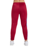 Arena Women's 7/8 Team Pant - Burgundy-Neon Blue-Butter