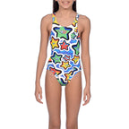 Arena Girl's Frolic Jr Tech Back One Piece