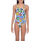 Arena Girl's Frolic Jr Tech Back One Piece