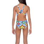 Arena Girl's Frolic Jr Tech Back One Piece