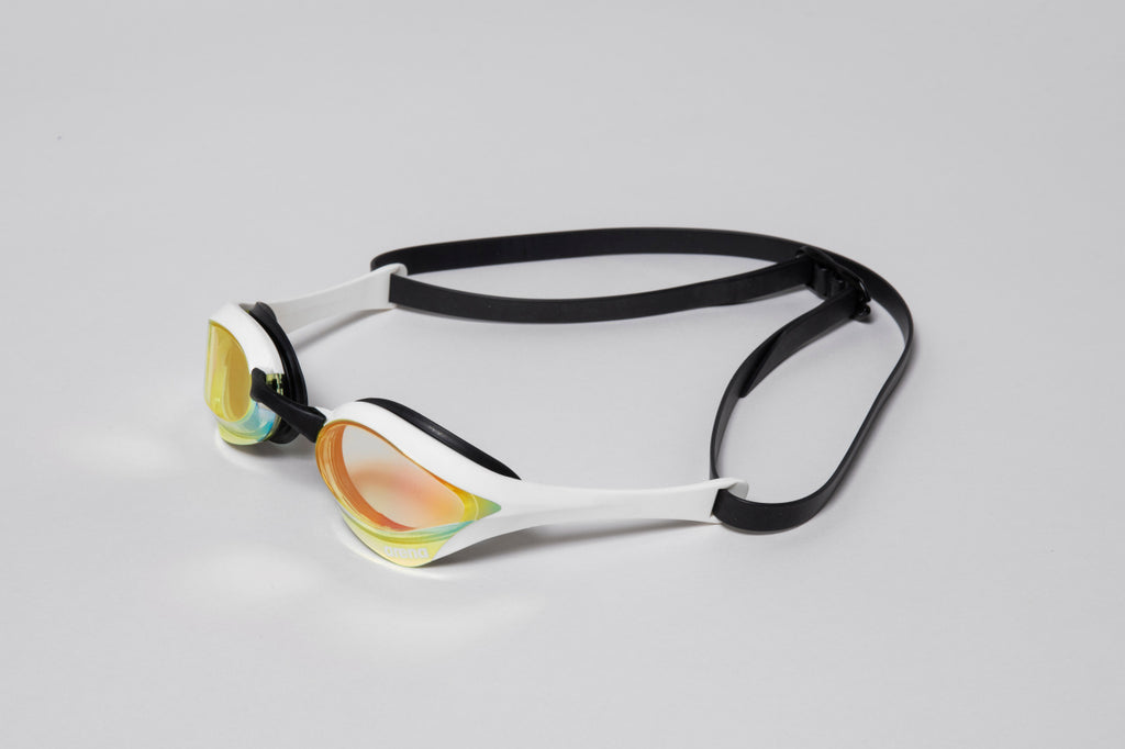 arena Cobra Ultra Racing Swim Goggles for Men and Women, Yellow