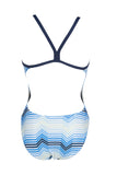 Arena Women's Multicolor Stripes Challenge Back One Piece