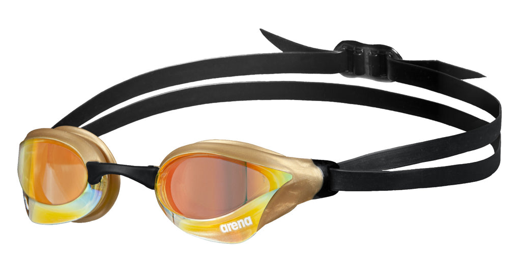 Arena Cobra Core Swipe Mirror Yellow Copper Gold Arena Water Instinct NZ