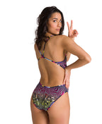Arena W Pop Reversible Challenge Back One Piece - Black Multi