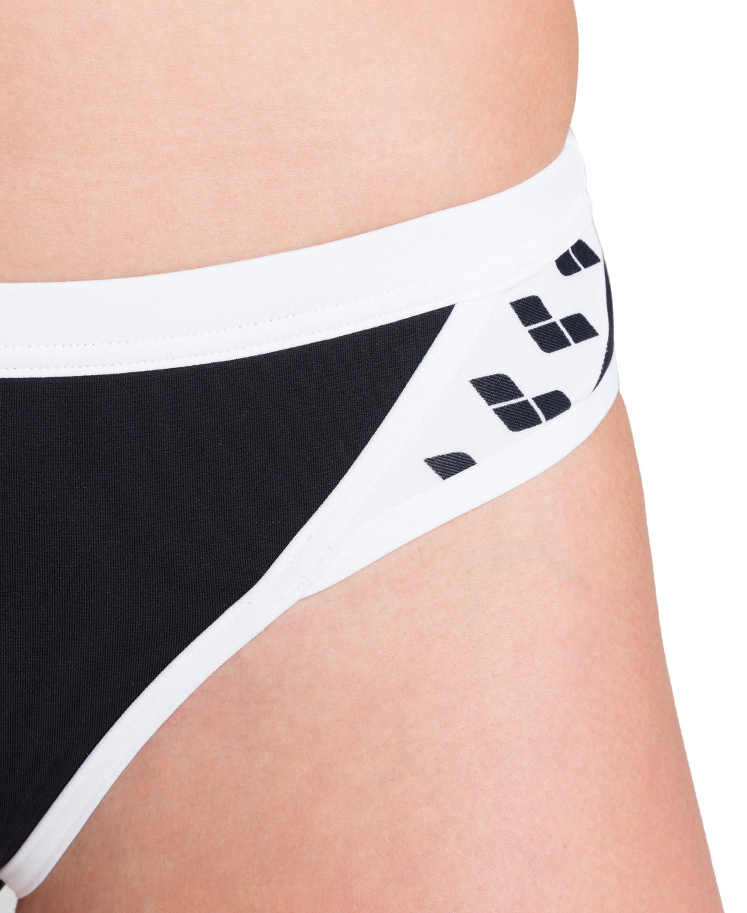 Arena Team Stripe 2 Piece Black-White