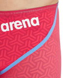Arena Mens Powerskin Carbon Glide Jammer Raspberry Red