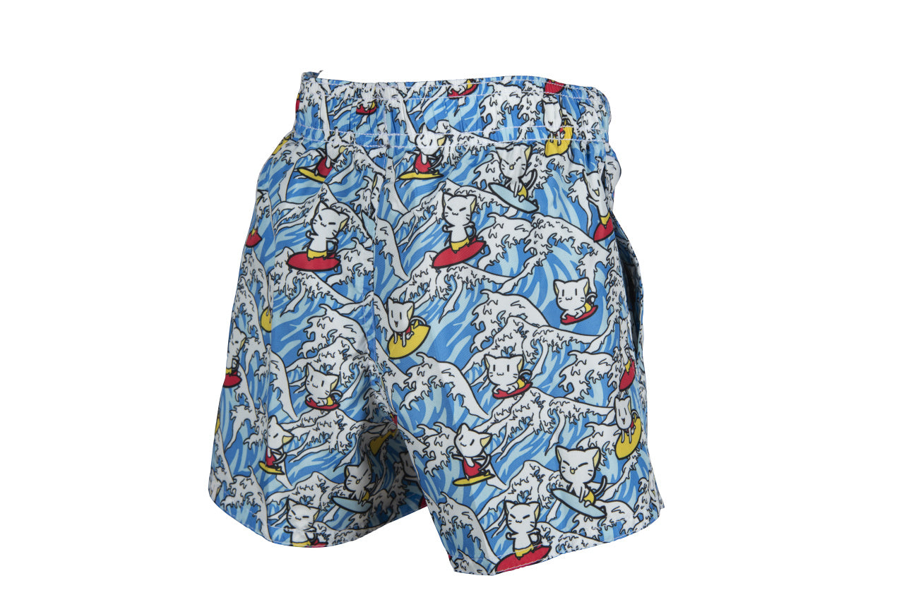 Arena Kids Surfing Boy Boxer - Turquoise Multi
