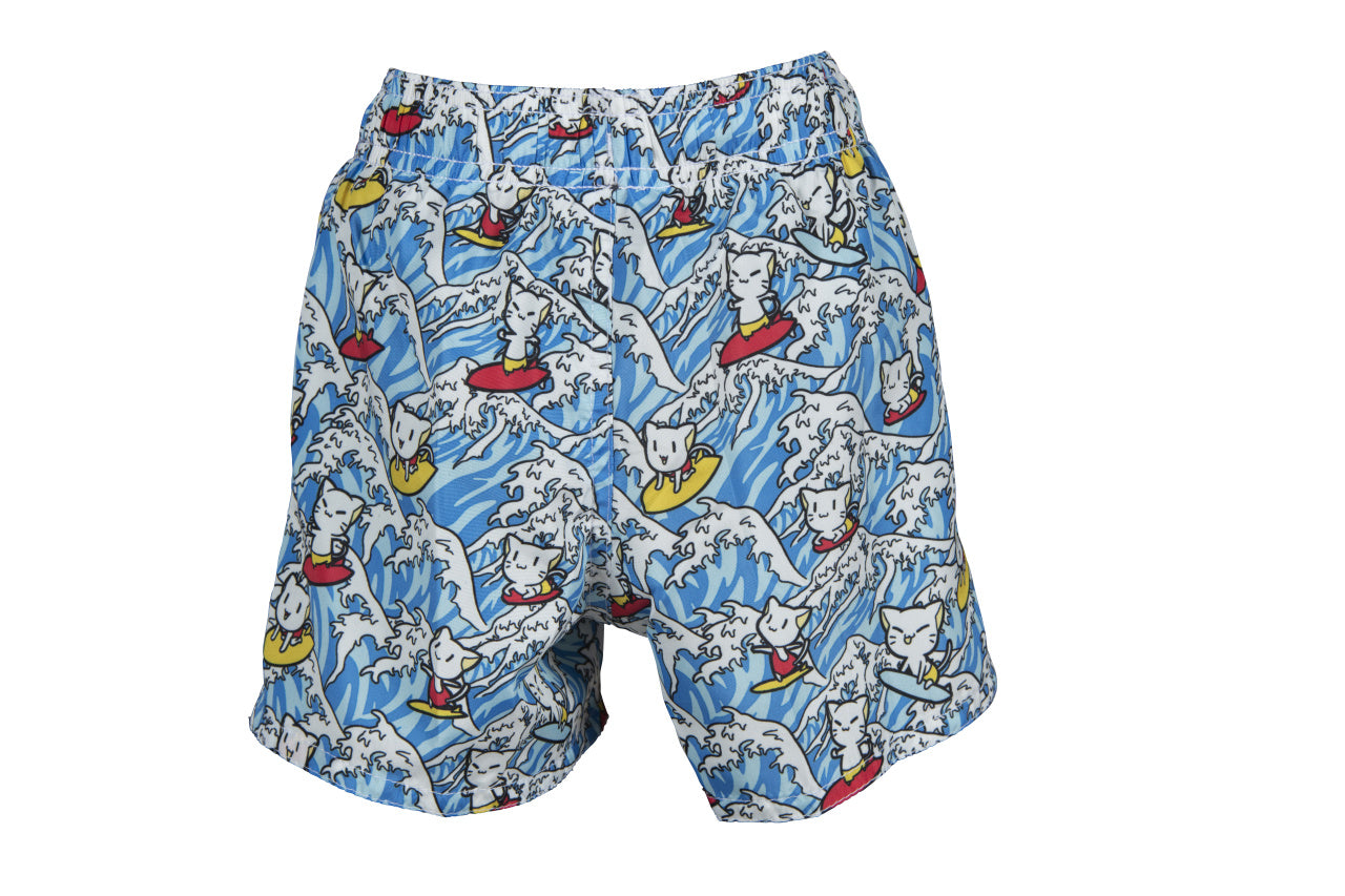 Arena Kids Surfing Boy Boxer - Turquoise Multi