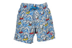 Arena Kids Surfing Boy Boxer - Turquoise Multi