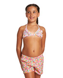 Arena Girl's Allover Short Junior - Pink Multi