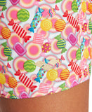 Arena Girl's Allover Short Junior - Pink Multi
