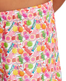 Arena Girl's Allover Short Junior - Pink Multi