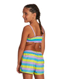 Arena Girl's Allover Short Junior - Lilac Multi