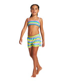 Arena Girl's Allover Short Junior - Lilac Multi