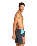 Arena Men's Optimal Boxer - Asphalt-Martinica-Floreale